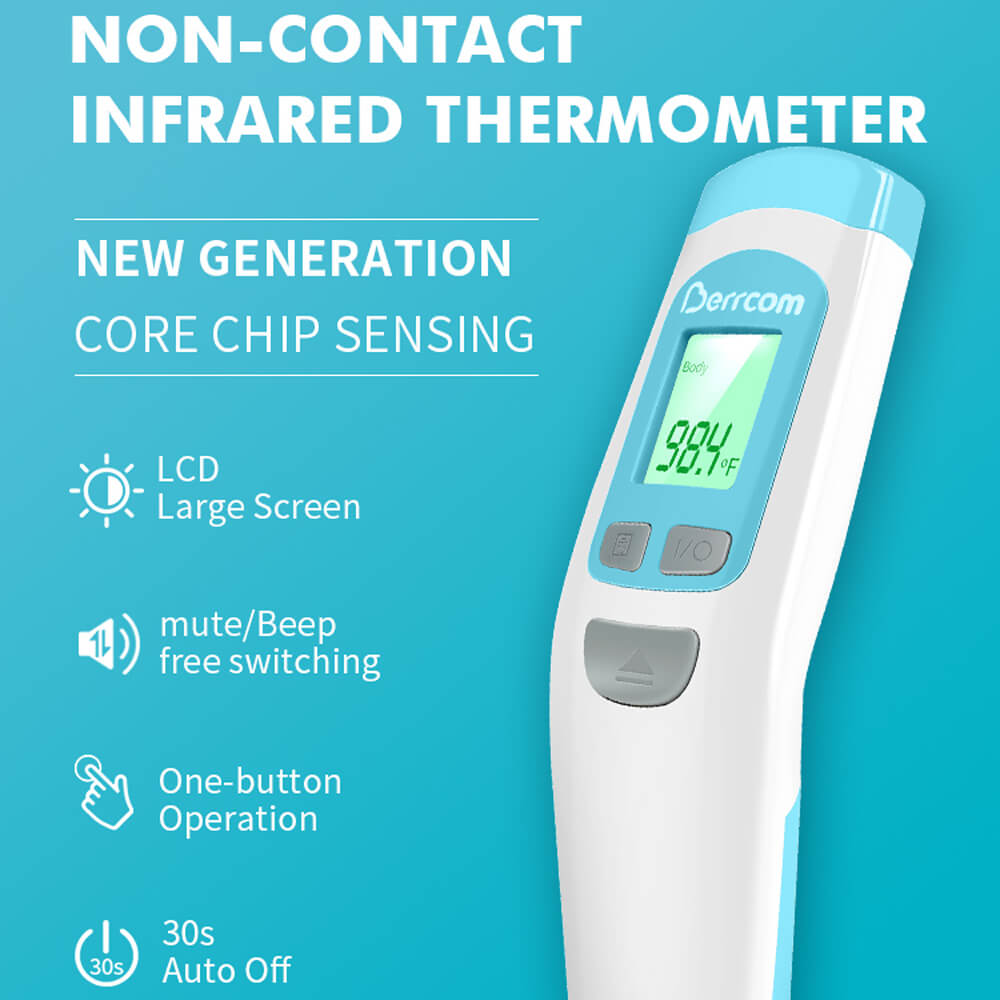 Non-Contact Infrared Thermometer Forehead Digital Temperature Gun